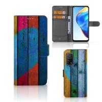Xiaomi Mi 10T Pro | Mi 10T | Book Style Case | Wood Heart - Cadeau voor je Vriend