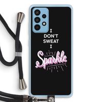 Sparkle quote: Samsung Galaxy A52 Transparant Hoesje met koord