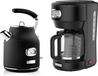 Westinghouse Retro waterkoker + filter-koffiezetapparaat - koffiefilter - zwart