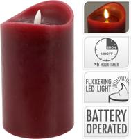 Led Candle 90X150 mm Dark Red - Nampook Led Candle 90X150 mm Dark Red - Nampook
