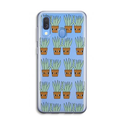 Sansevieria: Samsung Galaxy A40 Transparant Hoesje