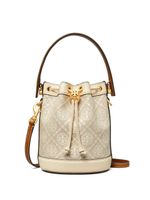 Tory Burch sac seau à motif monogrammé en jacquard - Tons neutres - thumbnail