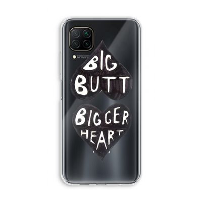 Big butt bigger heart: Huawei P40 Lite Transparant Hoesje