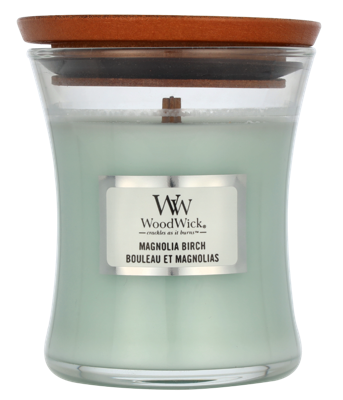 Woodwick Magnolia Birch Mini Hourglass Candle 0