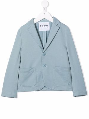 DONDUP KIDS blazer à simple boutonnage - Bleu