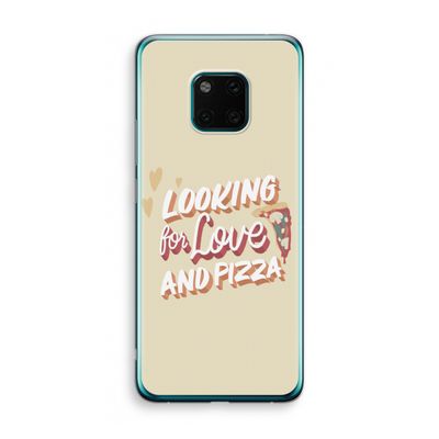Pizza is the answer: Huawei Mate 20 Pro Transparant Hoesje