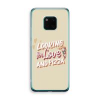 Pizza is the answer: Huawei Mate 20 Pro Transparant Hoesje