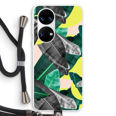 Fantasie jungle: Huawei P50 Transparant Hoesje met koord