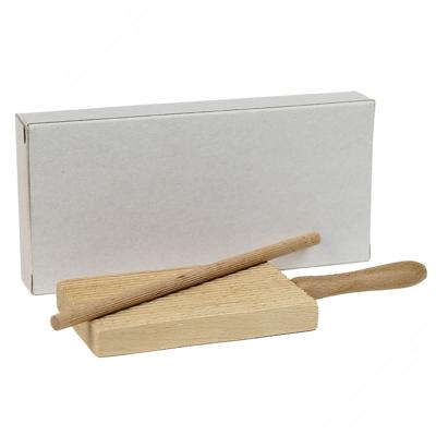 Houten snijplank voor garganelli en gnocchi compleet met doos