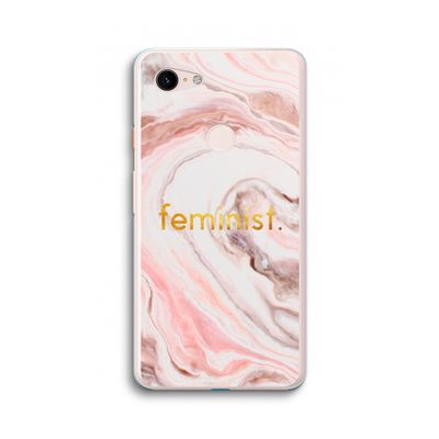 Feminist: Google Pixel 3 XL Transparant Hoesje