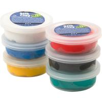 Creativ Company Silk clay standaard kleuren, 6x14gr.