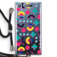 8-bit N°2: Sony Xperia XZ1 Transparant Hoesje met koord