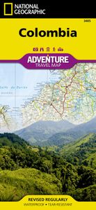 Wegenkaart - landkaart 3405 Adventure Map Colombia | National Geographic