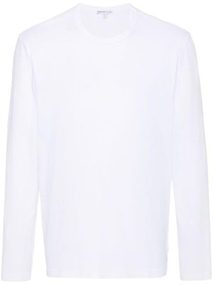 James Perse t-shirt à manches longues - Blanc