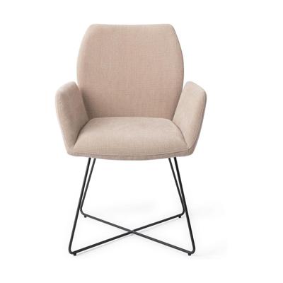 Jesper Home Misaki eetkamerstoel Sand Strand cross black