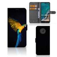 Nokia G50 | Telefoonhoesje | Met pasjeshouder | Papegaai