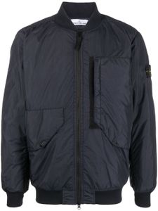 Stone Island veste bomber à empiècements - Bleu