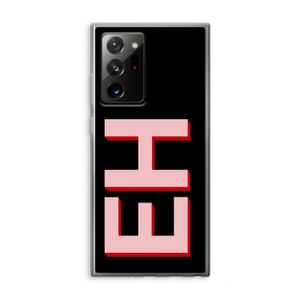 Monogram: Samsung Galaxy Note 20 Ultra / Note 20 Ultra 5G Transparant Hoesje