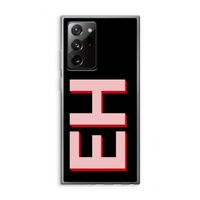 Monogram: Samsung Galaxy Note 20 Ultra / Note 20 Ultra 5G Transparant Hoesje