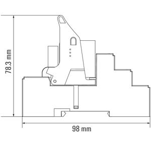 Weidmüller RCMKITP-I 24VDC 4CO LD Relaismodule Nominale spanning: 24 V/DC Schakelstroom (max.): 6 A 4x wisselcontact 1 stuk(s)