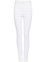 Ferragamo pantalon skinny matelassé - Blanc