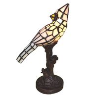 Clayre & Eef Natuurlijke Tafellamp Tiffany 15*12*33 cm E14/max 1*25W 5LL-6102N - thumbnail