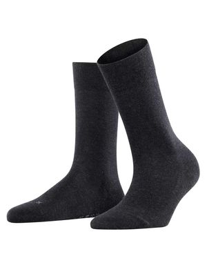 FALKE - Sokken - Sensitive London - Dames - Antraciet Melange - 3080, Maat:35-38