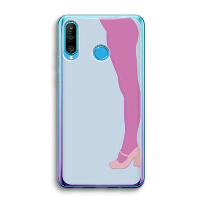 Pink panty: Huawei P30 Lite Transparant Hoesje