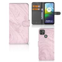 Motorola Moto G9 Power | Bookcase | Marble Pink - Origineel Cadeau Vriendin