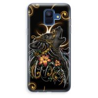 Huilende Wolf: Samsung Galaxy A6 (2018) Transparant Hoesje