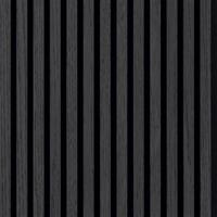 Silentlines lattenwand zwart eiken - 2600x526x22mm