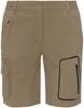 Hakro 727 Women's active shorts - Khaki - 3XL