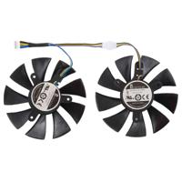 DC 12V 0.5A 4 Pin vrouwelijke originele desktopcomputer Radiator Cooling Fan CPU koelventilator Diameter: 8.5 mm paren