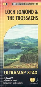 Wandelkaart Loch Lomond & The Trossachs | Harvey Maps