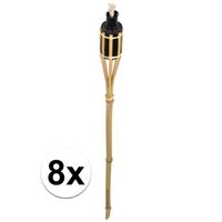 8 x Bamboe fakkels 88 cm   - - thumbnail