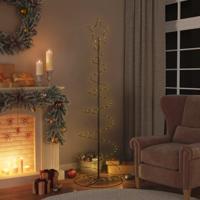 LED-kerstboom 120 LEDs warm wit 180 cm