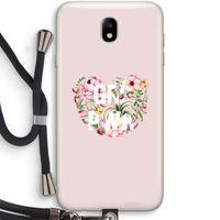 GRL PWR Flower: Samsung Galaxy J7 (2017) Transparant Hoesje met koord
