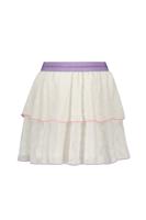 B.Nosy Zomer rok meisjes Ecru beige - 2-laags - Rany