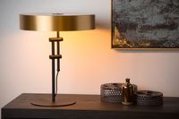 Lucide Giada tafellamp 40cm 2x E27 goud mat