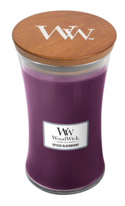 Woodwick spiced blackberry large candle