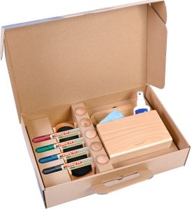 Legamaster WOODEN starterkit voor whiteboards, doos