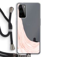 Peach bath: OnePlus 9 Pro Transparant Hoesje met koord
