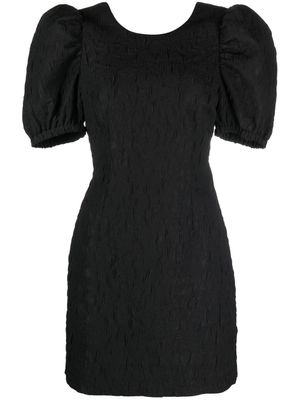 Baum Und Pferdgarten robe courte à manches bouffantes - Noir