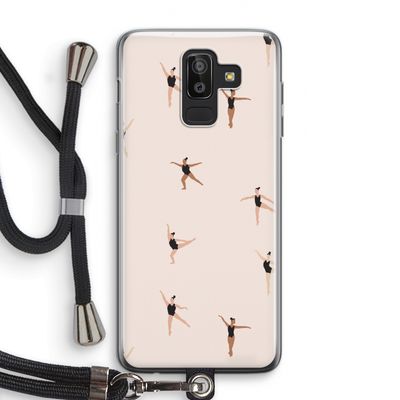 Dancing #1: Samsung Galaxy J8 (2018) Transparant Hoesje met koord