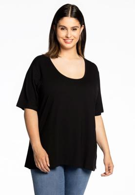 Yoek T-shirt A-lijn | Zwart | Maat 58/60