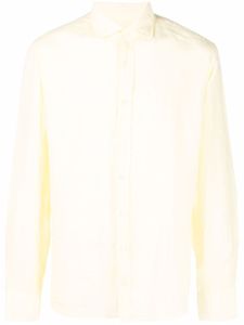 Hackett chemise unie à boutonnière - Jaune