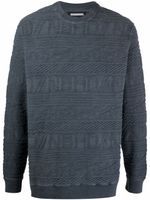 Neighborhood pull en jacquard - Bleu - thumbnail