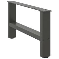 Salontafelpoten 2 st 3060 cm staal antraciet