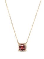 David Yurman collier Châtelaine en or 18ct à pendentif à ornements - Rouge - thumbnail