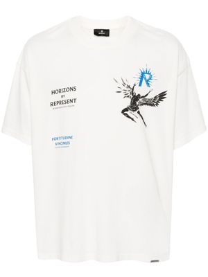 Represent t-shirt Icarus à imprimé graphique - Blanc